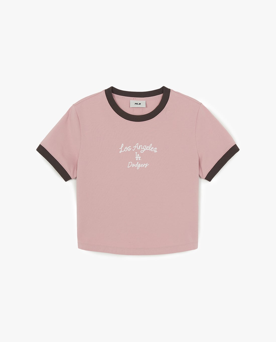 MLB - Áo croptop nữ cổ tròn tay ngắn Sportive