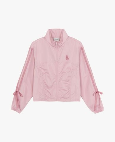  MLB - Áo khoác thể thao nữ cổ trụ Sportive Satin 