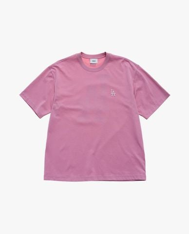  MLB - Áo thun unisex cổ tròn tay ngắn Big Logo Leopard 