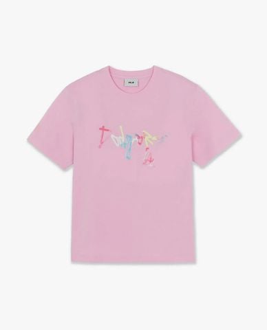  MLB - Áo thun unisex cổ tròn tay ngắn Basic Colorful 