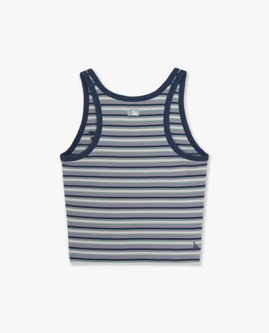  MLB - Áo ba lỗ nữ kẻ sọc phom croptop 