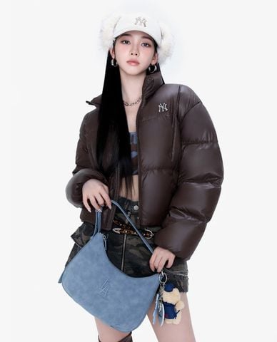  MLB - Túi đeo vai nữ hình bán nguyệt Basic Palette 