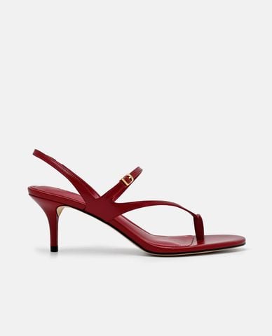  PEDRO - Giày sandals cao gót nữ Oblique Leather 