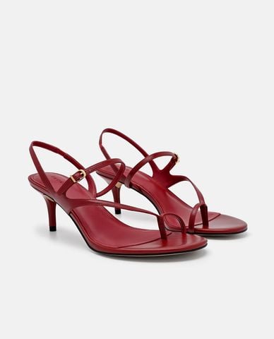  PEDRO - Giày sandals cao gót nữ Oblique Leather 