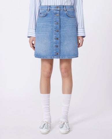  WEEKEND MAX MARA - Chân váy denim mini Wkdnatale 