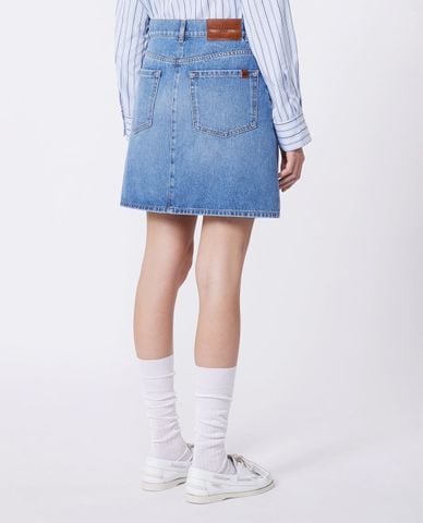  WEEKEND MAX MARA - Chân váy denim mini Wkdnatale 