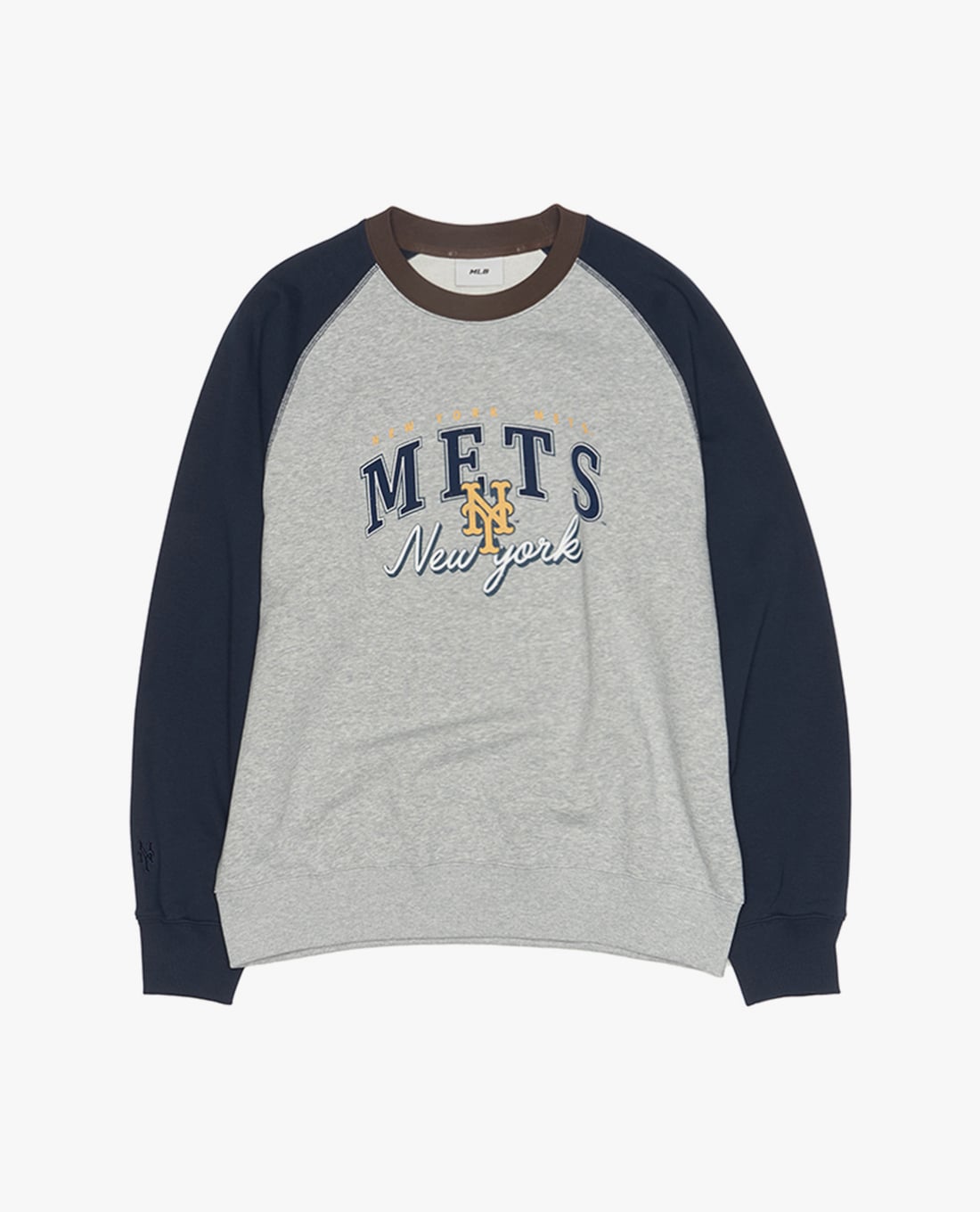MLB - Áo sweatshirt unisex cổ tròn tay dài Varsity