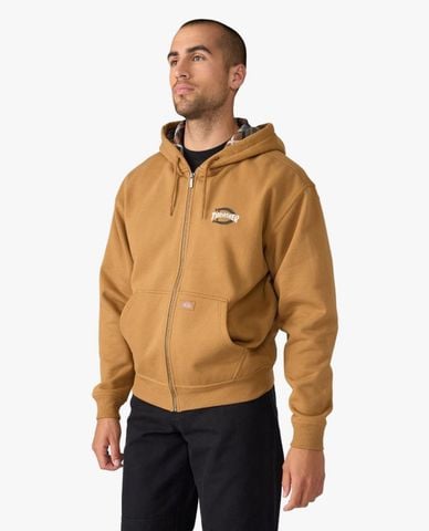  DICKIES - Áo khoác phối mũ nam khóa zip Dickies x Thrasher 