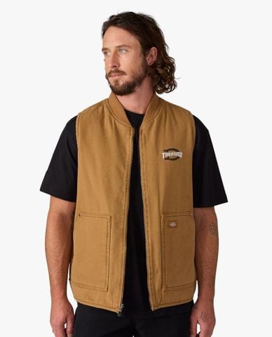 DICKIES - Áo khoác gilet nam Dickies x Thrasher 