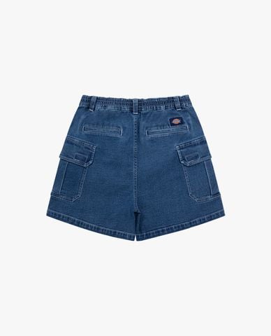 DICKIES - Quần short jeans nữ phối túi hộp cá tính 