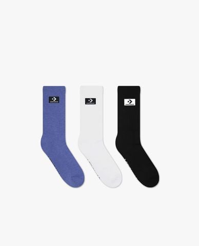  CONVERSE - Set 3 vớ unisex cổ cao 
