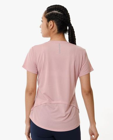  NEW BALANCE - Áo thun thể thao nữ cổ tròn tay ngắn 