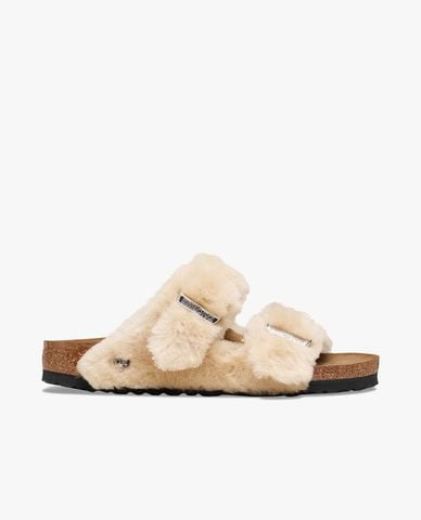  BIRKENSTOCK - Dép nữ quai ngang Arizona Shearling 