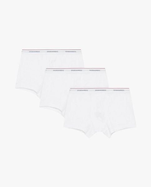  DSQUARED2 - Set 3 quần lót nam boxer phối logo 