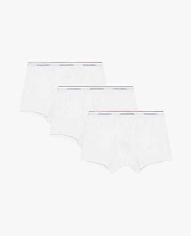  DSQUARED2 - Set 3 quần lót nam boxer phối logo 