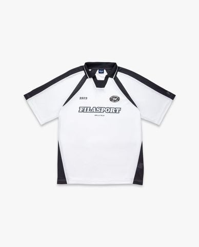  FILA - Áo polo unisex cổ bẻ tay ngắn Sports x Balletcore 