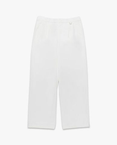  FILA - Quần unisex ống rộng lưng thun 