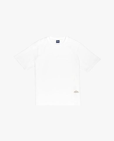  FILA - Áo thun unisex cổ tròn tay ngắn Basic Classic 