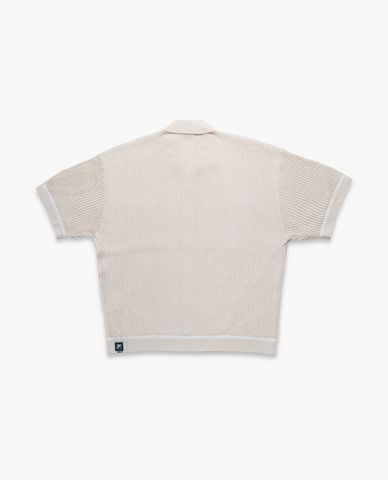  FILA - Áo sơ mi unisex dệt kim tay ngắn Origin 