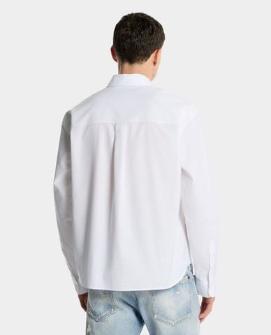  DSQUARED2 - Áo sơ mi nam cổ bẻ tay dài thêu họa tiết 
