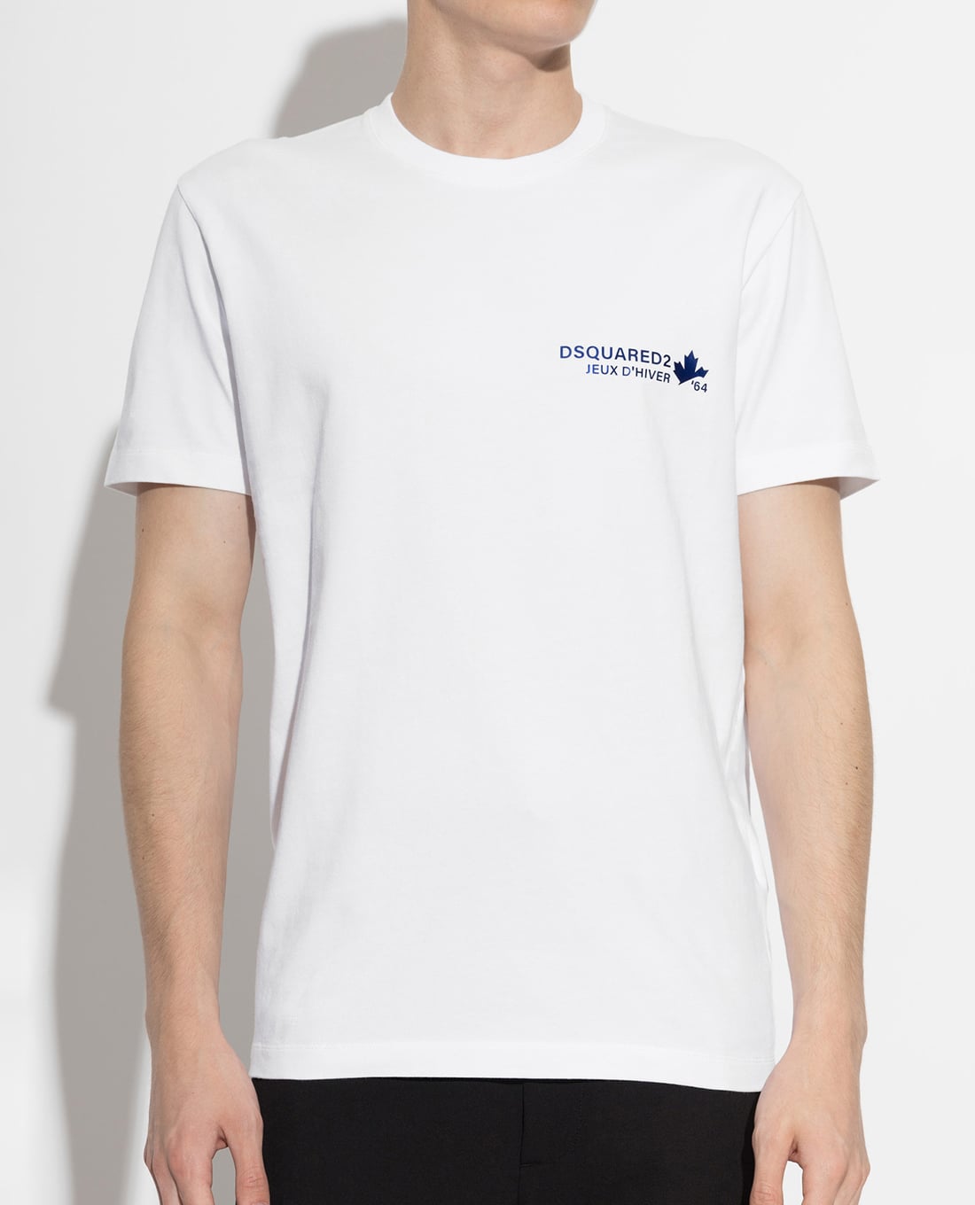 DSQUARED2 - Áo thun nam cổ tròn tay ngắn in logo