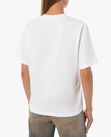  DSQUARED2 - Áo thun nữ cổ tròn tay ngắn in chữ 
