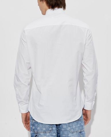  DSQUARED2 - Áo sơ mi nam cổ bẻ tay dài thêu họa tiết 