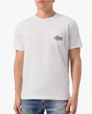  DSQUARED2 - Áo thun nam cổ tròn tay ngắn Cool Fit 