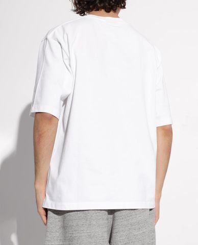  DSQUARED2 - Áo thun nam cổ tròn tay ngắn thêu logo 