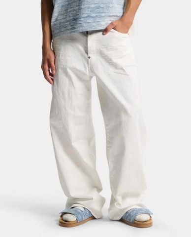  DSQUARED2 - Quần jeans nam ống rộng phom baggy 