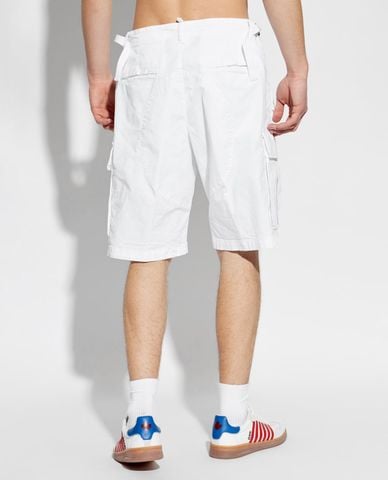  DSQUARED2 - Quần short nam ngang gối phối túi hộp 
