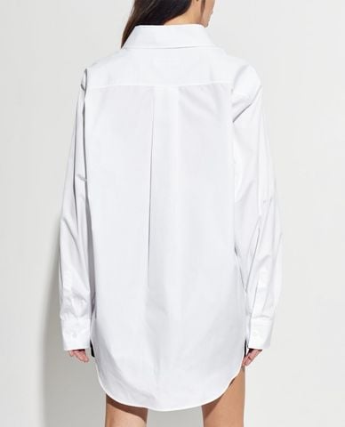  DSQUARED2 - Áo sơ mi nữ cổ bẻ tay dài phối túi 