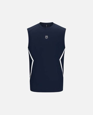  K-SWISS - Áo ba lỗ thể thao nam phối logo 