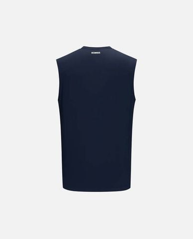  K-SWISS - Áo ba lỗ thể thao nam phối logo 