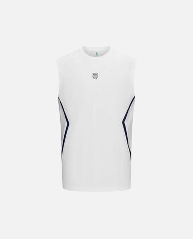  K-SWISS - Áo ba lỗ thể thao nam phối logo 