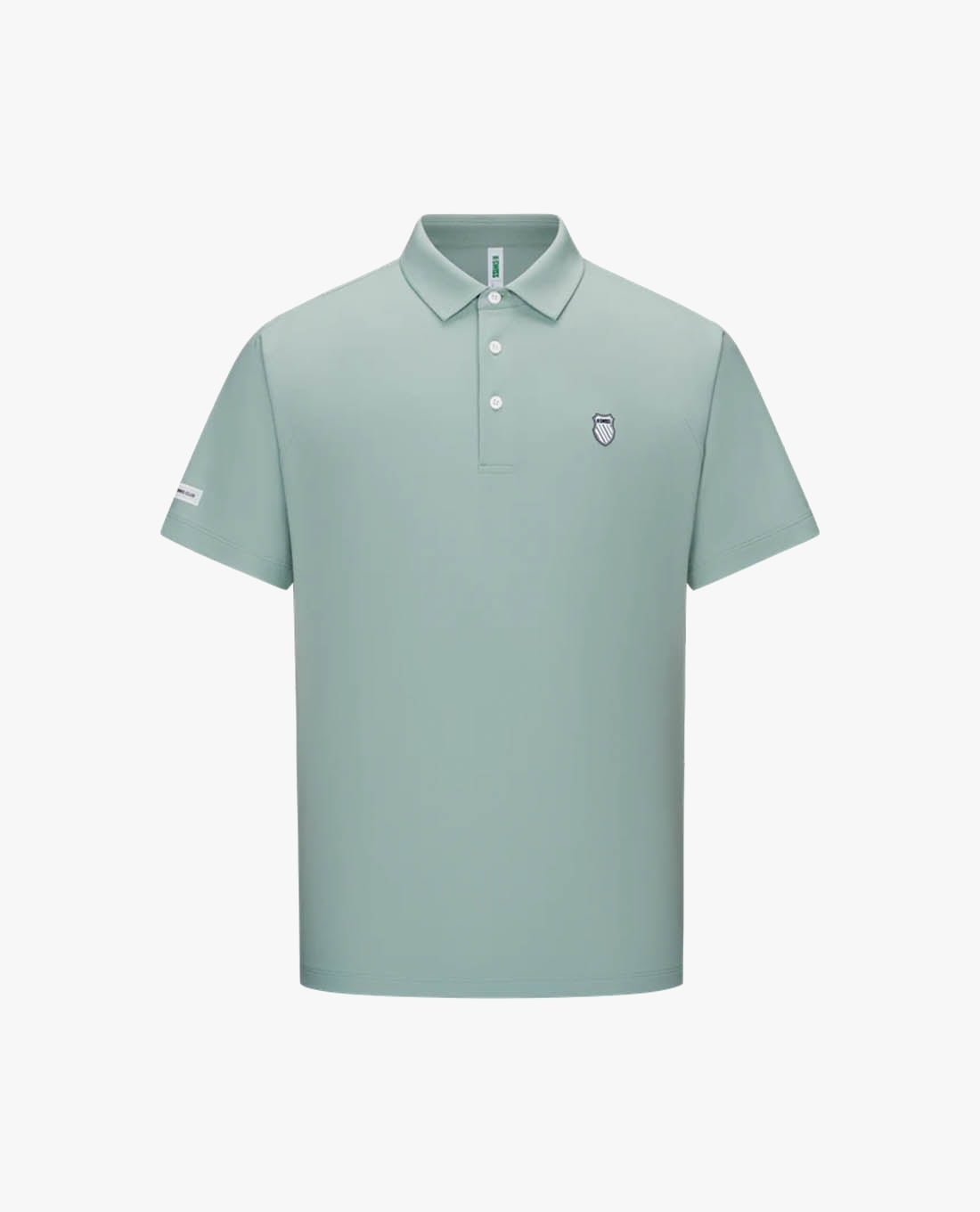 K-SWISS - Áo polo nam cổ bẻ tay ngắn phối logo