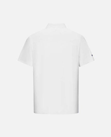  K-SWISS - Áo polo nam cổ bẻ tay ngắn phối logo 