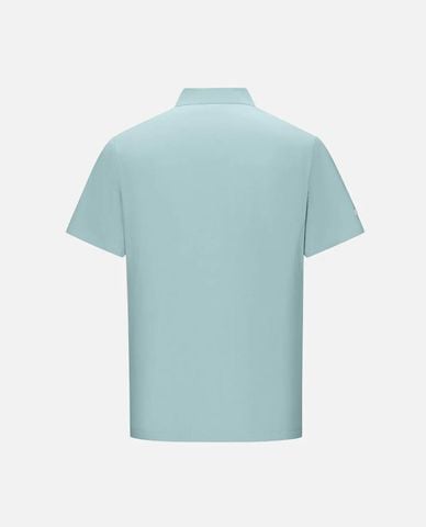  K-SWISS - Áo polo nam cổ bẻ tay ngắn phối logo 