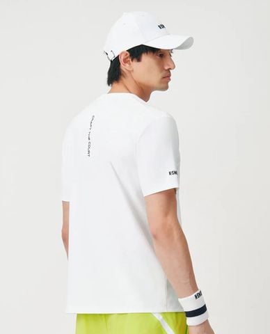  K-SWISS - Áo thun thể thao nam cổ tròn tay ngắn 