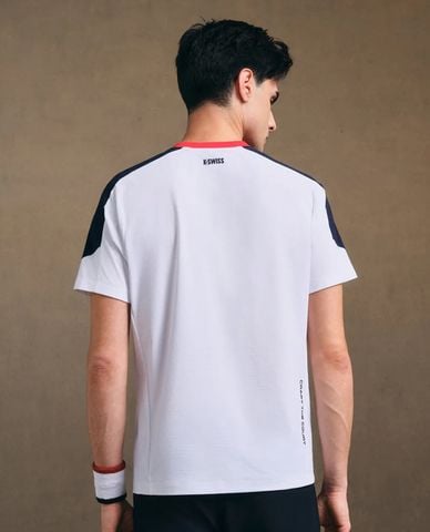  K-SWISS - Áo thun thể thao nam cổ tròn tay ngắn 