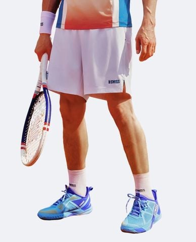  K-SWISS - Quần short thể thao nam phối logo 