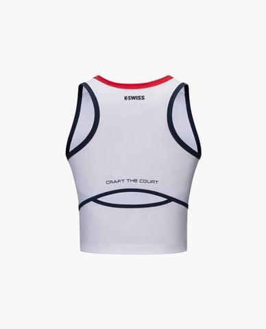  K-SWISS - Áo ba lỗ thể thao nữ phom ôm 