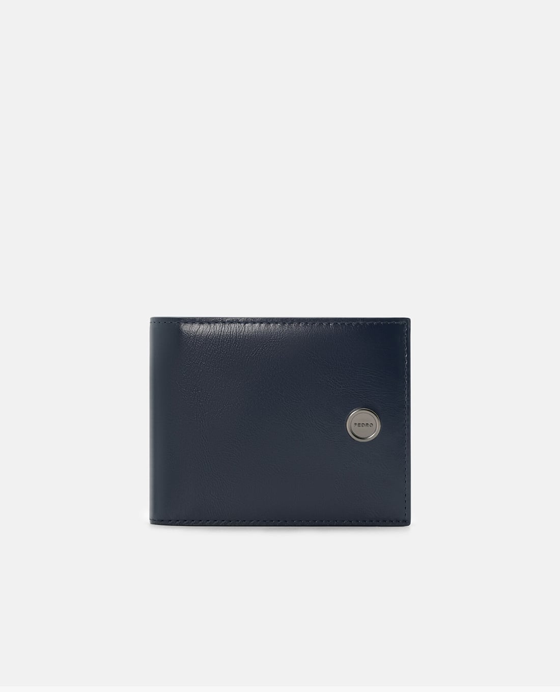 PEDRO - Ví nam dáng ngắn gập đôi Leather