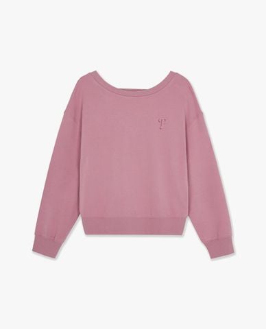  MLB - Áo sweatshirt nữ cổ thuyền tay dài Phillies 