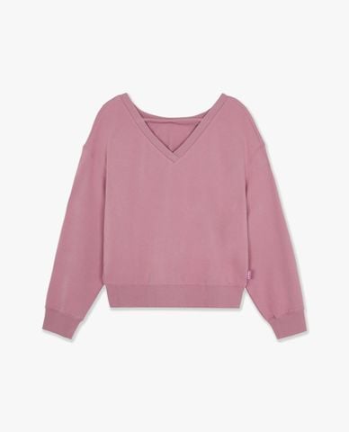  MLB - Áo sweatshirt nữ cổ thuyền tay dài Phillies 