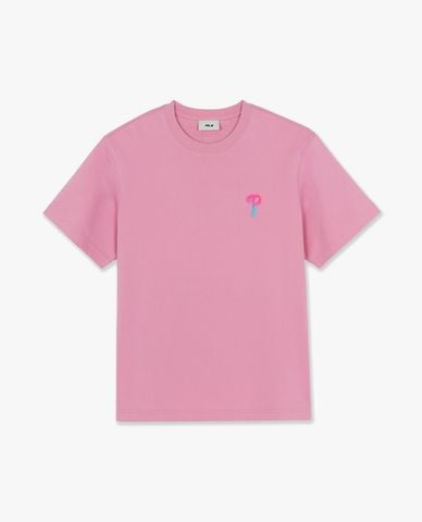  MLB - Áo thun unisex cổ tròn tay ngắn phối logo 