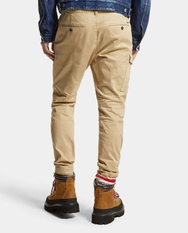  DSQUARED2 - Quần nam phom ôm phối túi thời thượng 