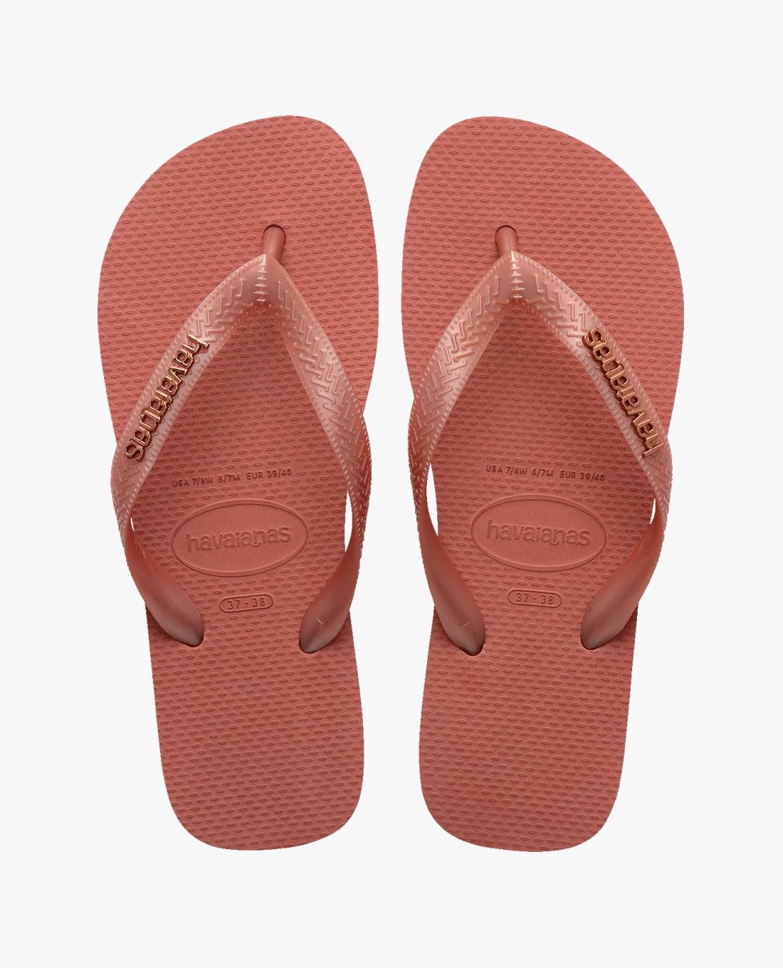 HAVAIANAS - Dép kẹp nữ Logo Metallic