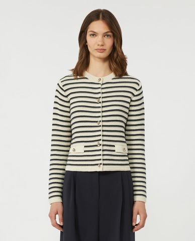  WEEKEND MAX MARA - Áo khoác cardigan nữ cổ tròn tay dài Wkdvodka 