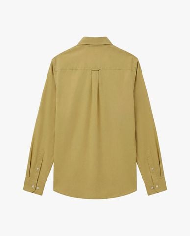  USPA - Áo sơ mi nam cổ bẻ tay dài thêu logo 